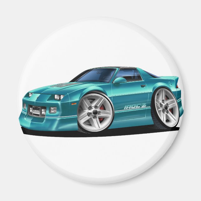 Aimant Voiture Turquoise Camaro 1982-92 (Devant)