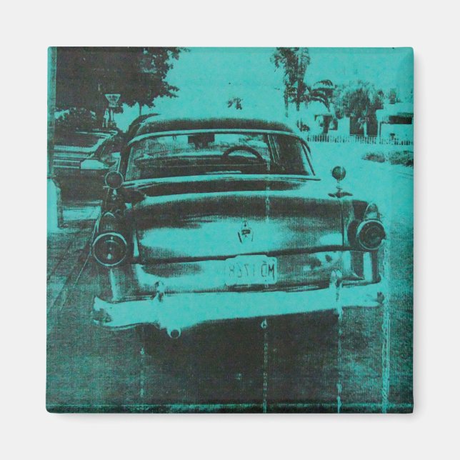 Aimant Voiture verte (Devant)