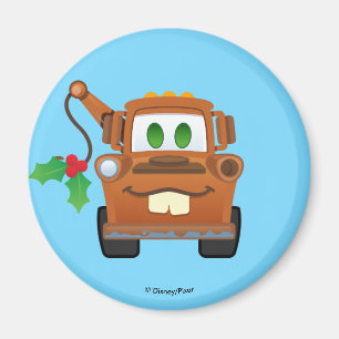 Aimant Voitures Noël   Camion de remorque