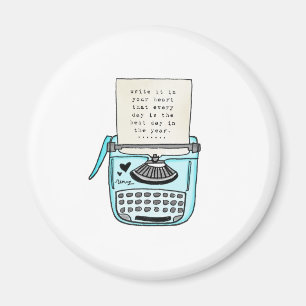 Aimant vol25 l'écrivent à votre coeur