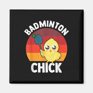 Aimant Volant de Badminton Joueuse de Badminton Sports