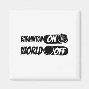 Aimant Volant de badminton Racket - Team Badminton On Wor