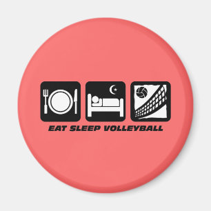 Aimant volley-ball amusant