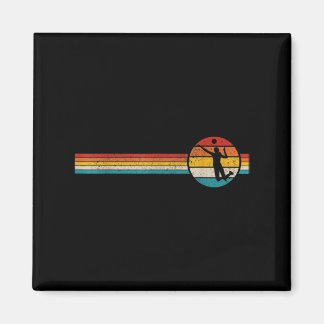 Aimant Volley-ball Vintage Retro Sports Volley-ball