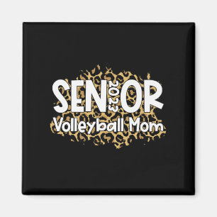 Aimant Volleyball Senior Mom Volleyball Maman Graduation 