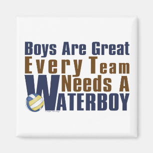 Aimant Vollyball Waterboy en bleu