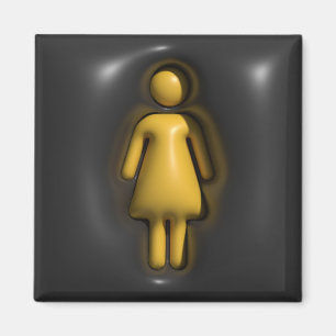 Aimant Volume, fille, femme