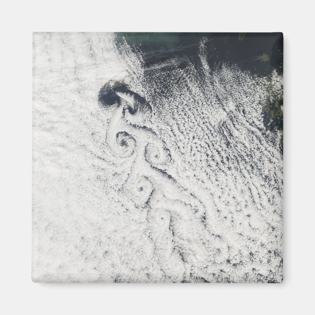 Aimant Von Karmann nuages vortices (Devant)