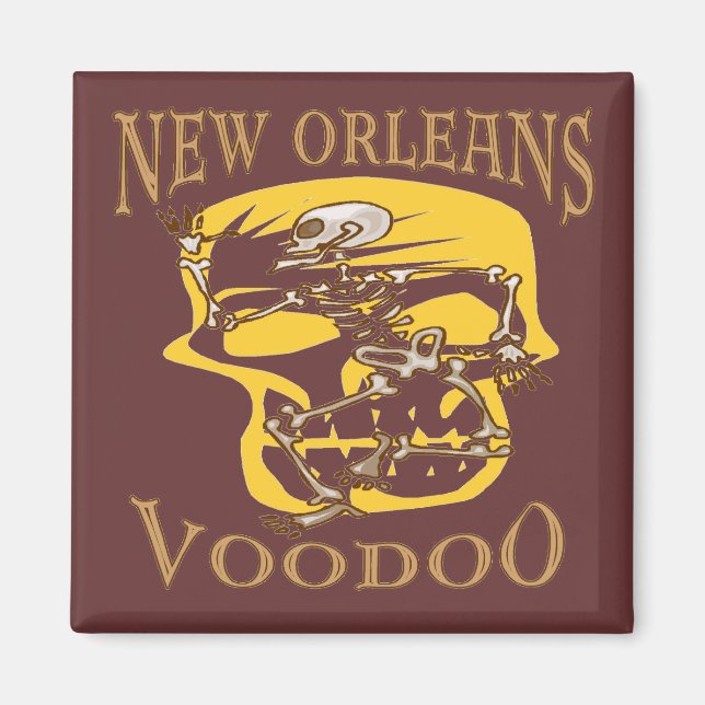 Aimant Voodoo de la Nouvelle-Orléans (Devant)