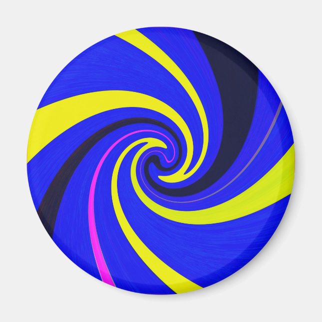 Aimant Vortex bleu (Devant)