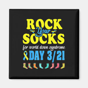 Aimant Vos chaussettes pour la Journée mondiale de la tri