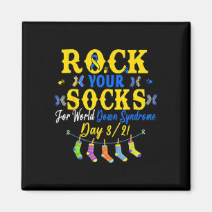 Aimant Vos chaussettes pour la Journée mondiale de la tri