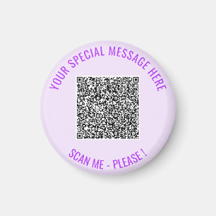 Aimant Vos informations d'analyse de code QR Cadeau Magne