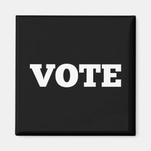 Aimant Vote avec Arrière - plan noir