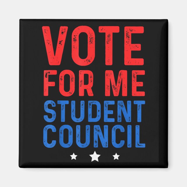 Aimant Vote For Me Student Council  (Devant)