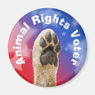 Aimant Voter pour les droits des animaux