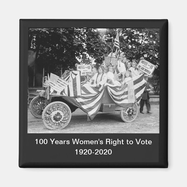 Aimant Votes pour la photo de défilé de suffragette de (Devant)