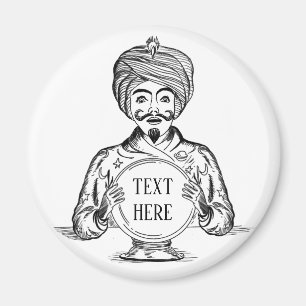 Aimant Votre futur "texte de Personnaliser" 