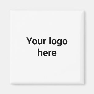 Aimant votre logo ici simple minimum classique