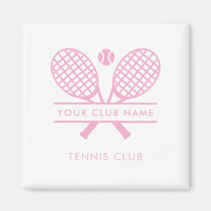 Aimant Votre Pays Club Nom Équipe Tennis N'Importe Quelle