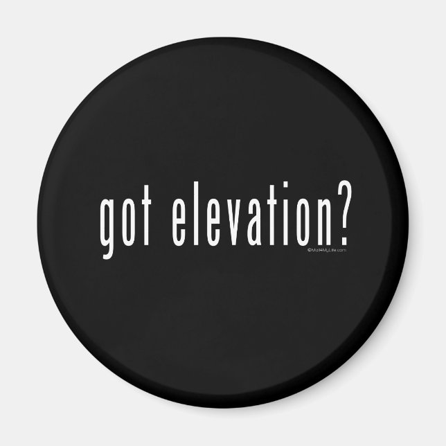 Aimant Vous avez de l'élévation ? (Devant)