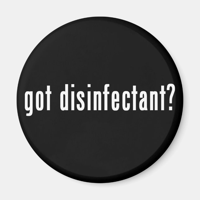 Aimant vous avez du désinfectant ? (Devant)
