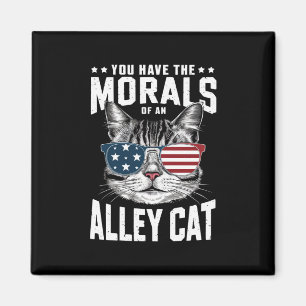 Aimant Vous Avez La Morale D'Un Chat Alley Drôle plaisant