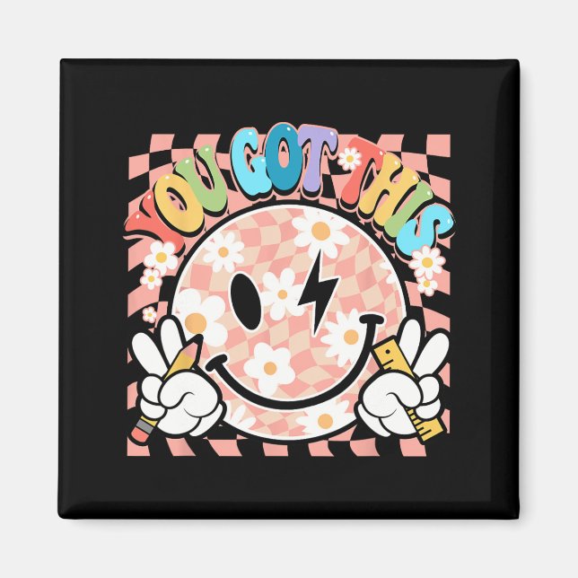 Aimant Vous Avez Super Sourire Motivationnel Test Jour Te (Devant)