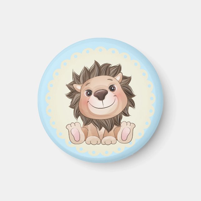 Aimant Vous êtes Grrreat Cute Lion Baby Boy (Devant)
