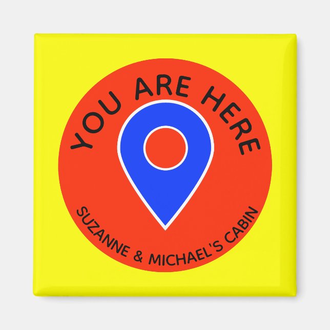 Aimant Vous êtes ici Locator Croise Door Marker (Devant)