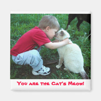 Aimant Vous êtes l'aimant du chat Meow !