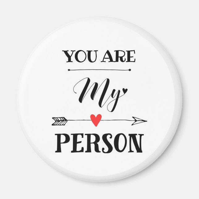 Aimant Vous êtes ma personne (Devant)