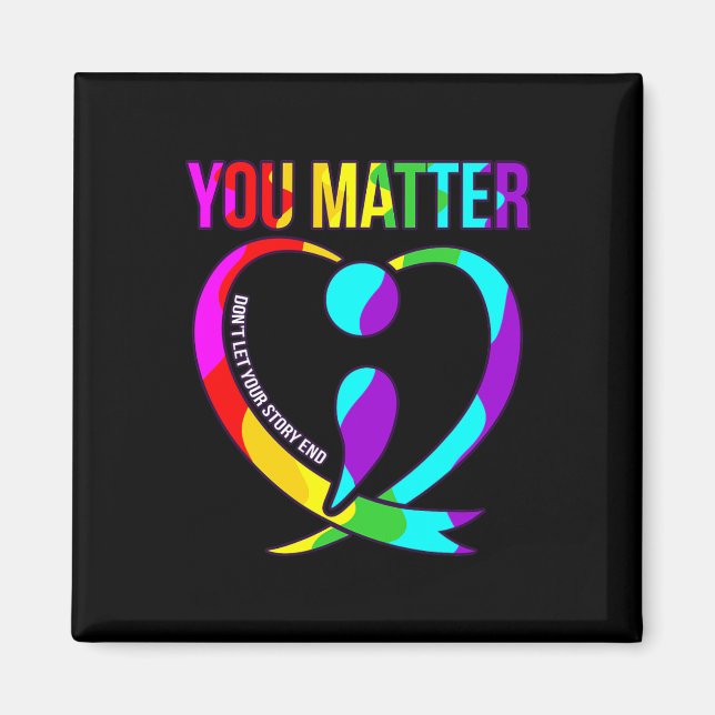 Aimant Vous importe Happy Happy Suicide Sensibilisation G (Devant)