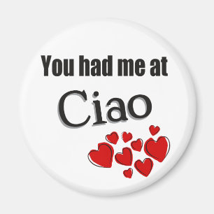 Aimant Vous m'avez eu à l'Italien de Ciao bonjour