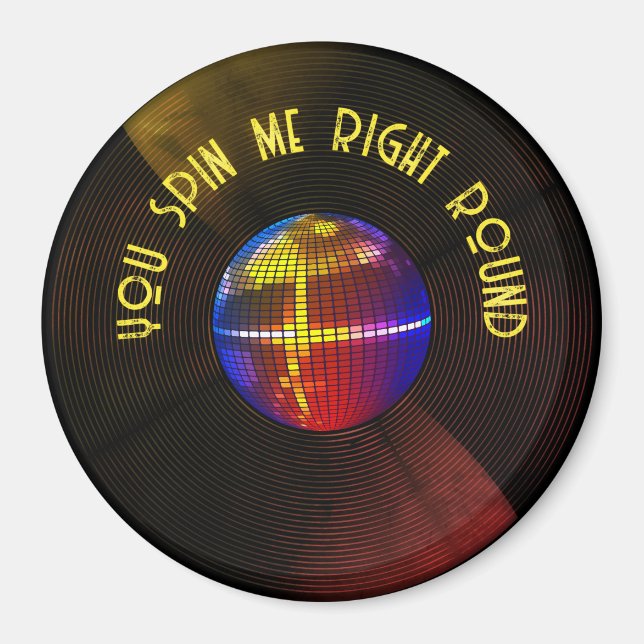 Aimant Vous me tournez à droite (Devant)