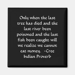 Aimant Vous ne pouvez pas manger l'aimant d'argent