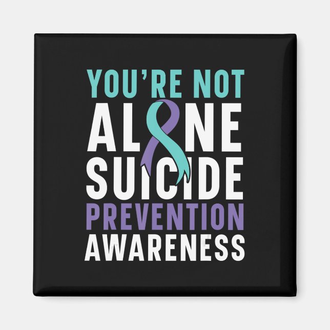 Aimant Vous n'êtes pas la seule prévention du suicide de  (Devant)