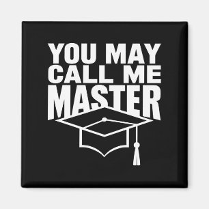 Aimant Vous pouvez m'appeler diplômé de master 2024