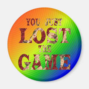 Aimant Vous venez de perdre le jeu de mème Internet