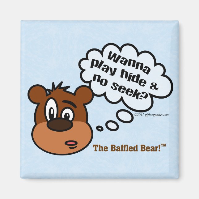 Aimant Vous voulez aller jouer à un jeu avec moi ? (Devant)