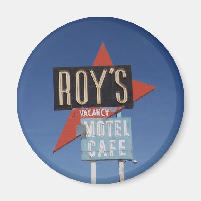 Aimant Voyage 66 Vintage Motel (Devant)