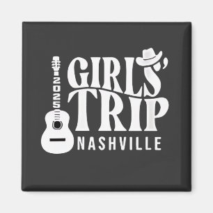 Aimant Voyage à Nashville pour filles 2025 Vacances d'été