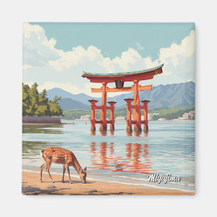 Aimant Voyage au sanctuaire Itsukushima de Miyajima