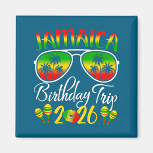 Aimant Voyage d'anniversaire en Jamaïque Vacances Été 202