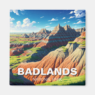 Aimant Voyage dans le parc national des Badlands