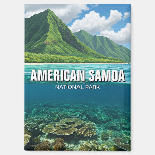 Aimant Voyage dans le parc national des Samoa américaines