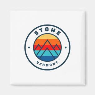 Aimant Voyage de ski à Stowe Vermont Ski Snowboard Famill