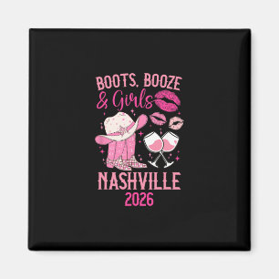 Aimant Voyage drôle de filles à Nashville 2026 Vacances e