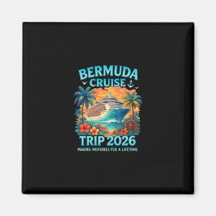 Aimant Voyage en bateau de croisière aux Bermudes 2026 Cr