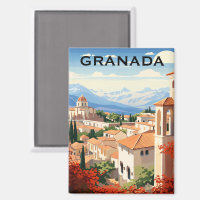 Voyage en Espagne Grenade Alhambra vintage